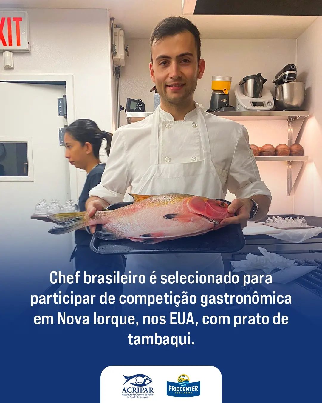 O chef brasileiro residente nos EUA, Vítor Mendes, foi um dos dez selecionados para participar de uma tradicional competição gastronômica
